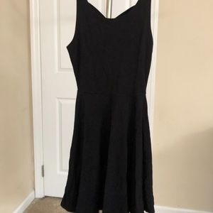 Black skater dress